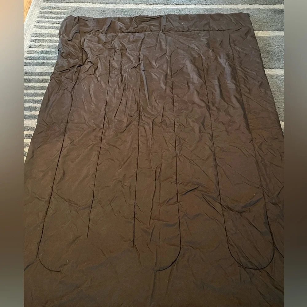 Vibrant Floral Comforter with Black Base